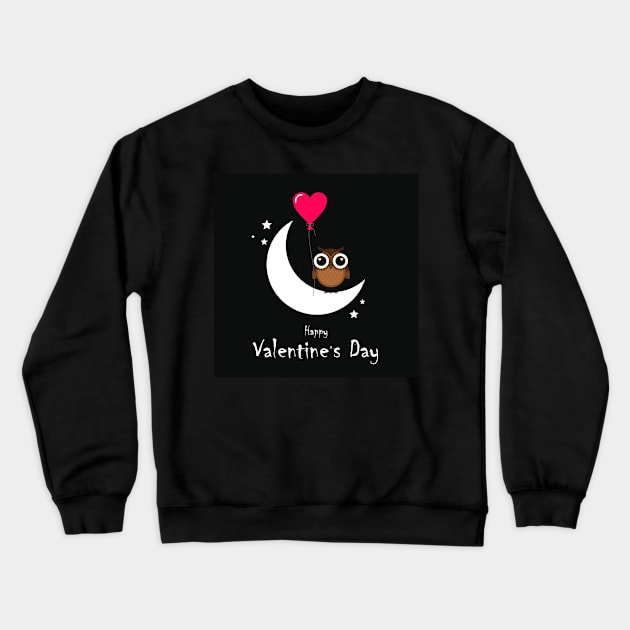 Happy Valentine's day Crewneck Sweatshirt by zoomade